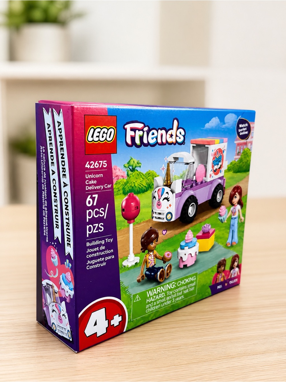 LEGO Friends Unicorn Cake Delivery Car 42675 COMPLETE Open Box w/ Box - Picture 3 of 4